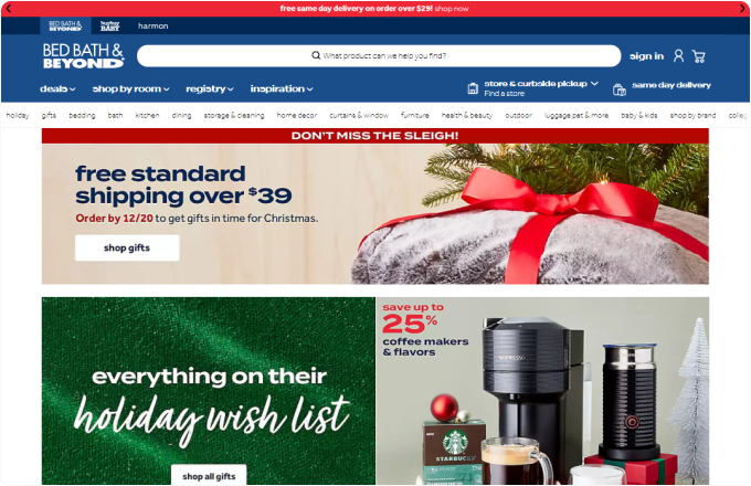 Bed, Bath & Beyond
