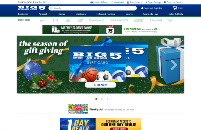 Big 5 Sporting Goods
